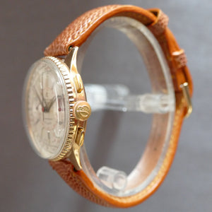 Breitlilng Chronomat 769 18K Rose Gold Vintage Chronograph Watch Crown