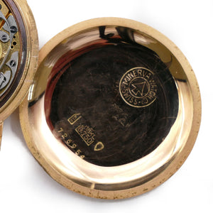 Minerva 18K Rose Gold Chronograph with Box
