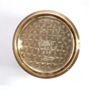 Movado Kingmatic 502 Vintage Solid Gold Watch Case