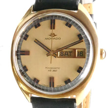 Load image into Gallery viewer, Movado Kingmatic HS 360 Sub Sea 14K Solid Gold Vintage Watch