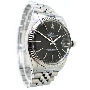 Rolex Datejust 16014 Fluted Bezel Mens Vintage Watch