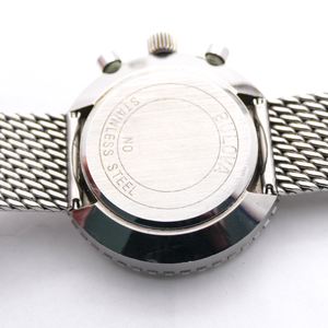 N0 = 1970 Bulova date code for Bulova Stars and Stripes 1979 Vintage Chronograph with Original Milanese Bracelet