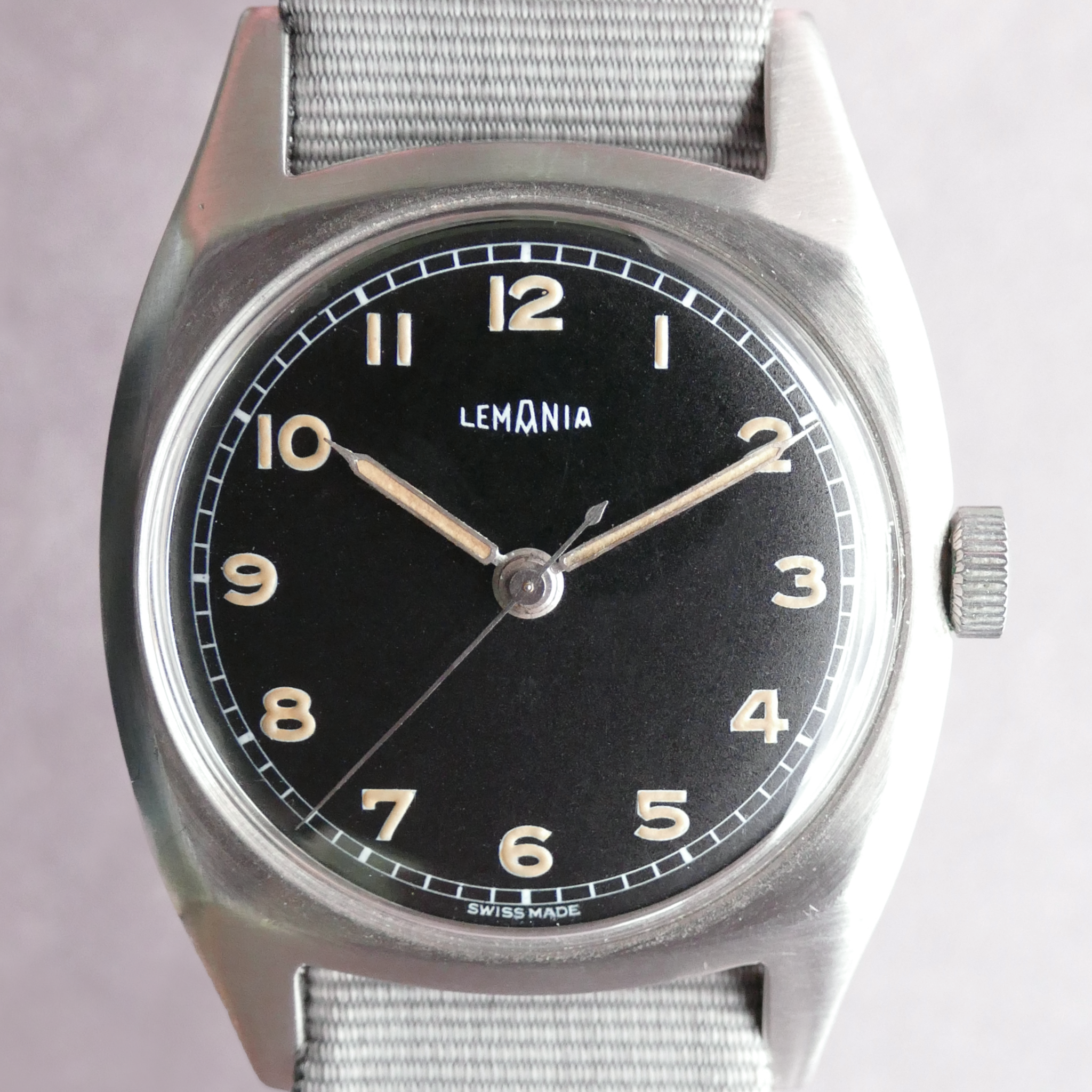 Lemania Majetek 261 Czech Air Force Steel Watch – Timeplex