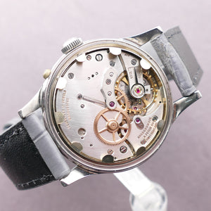 Valjoux 90.1 Abercrombie & Fitch Solunar Vintage Heuer  Tidal Dial Wristwatch