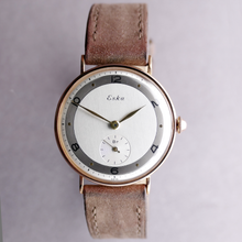 Load image into Gallery viewer, Eska 18K Rose Gold Art Deco Vintage Wristwatch