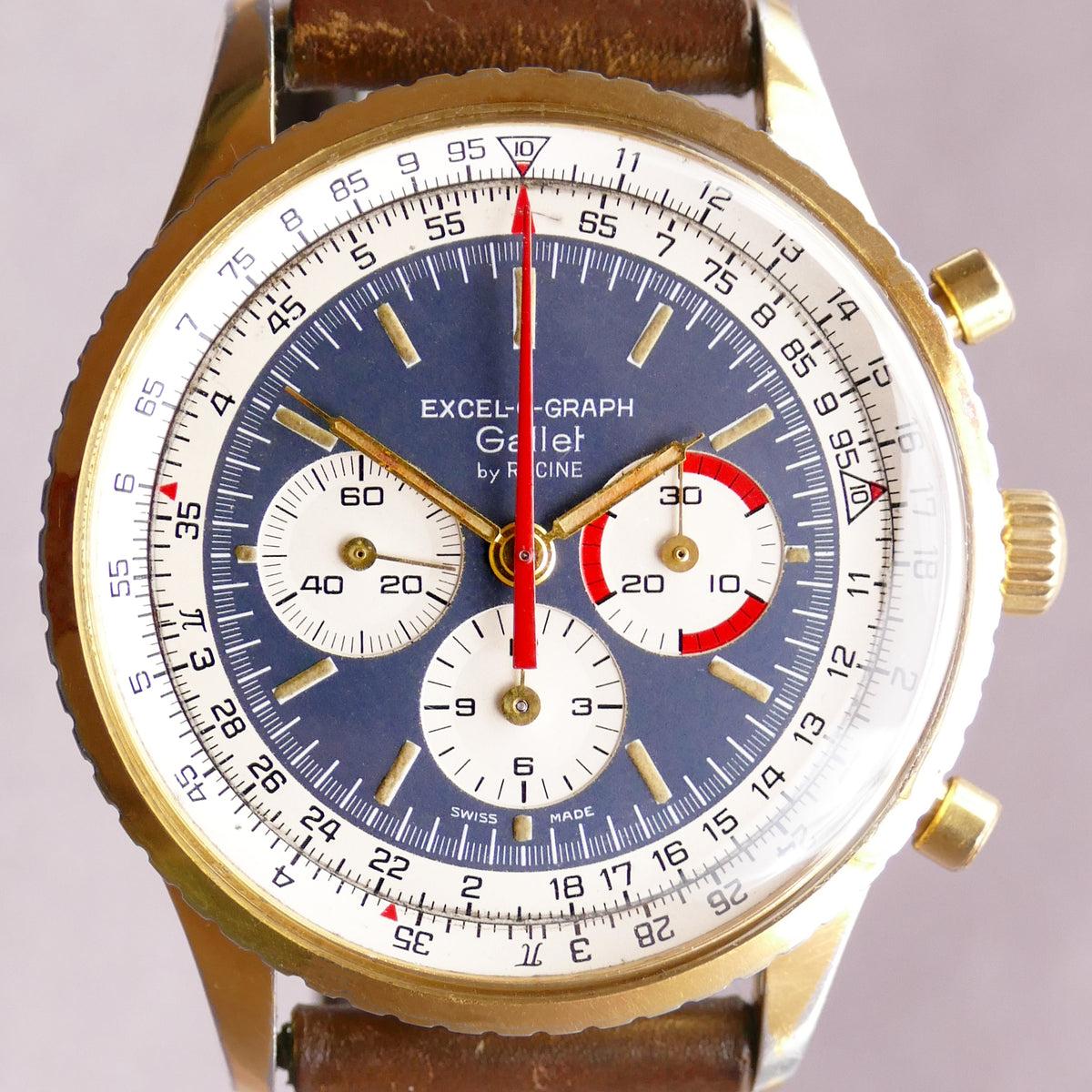 Gallet Multichron Excel-O-Graph Chronograph by Racine – Timeplex