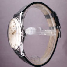 Load image into Gallery viewer, Side/Crown View Omega Jumbo Vintage Dress Watch Ref. 2458