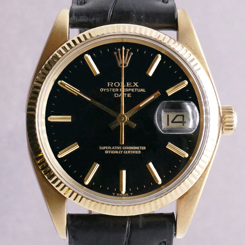 Rolex 14K Oyster Perpetual Date Ref 1503 Circa 1979