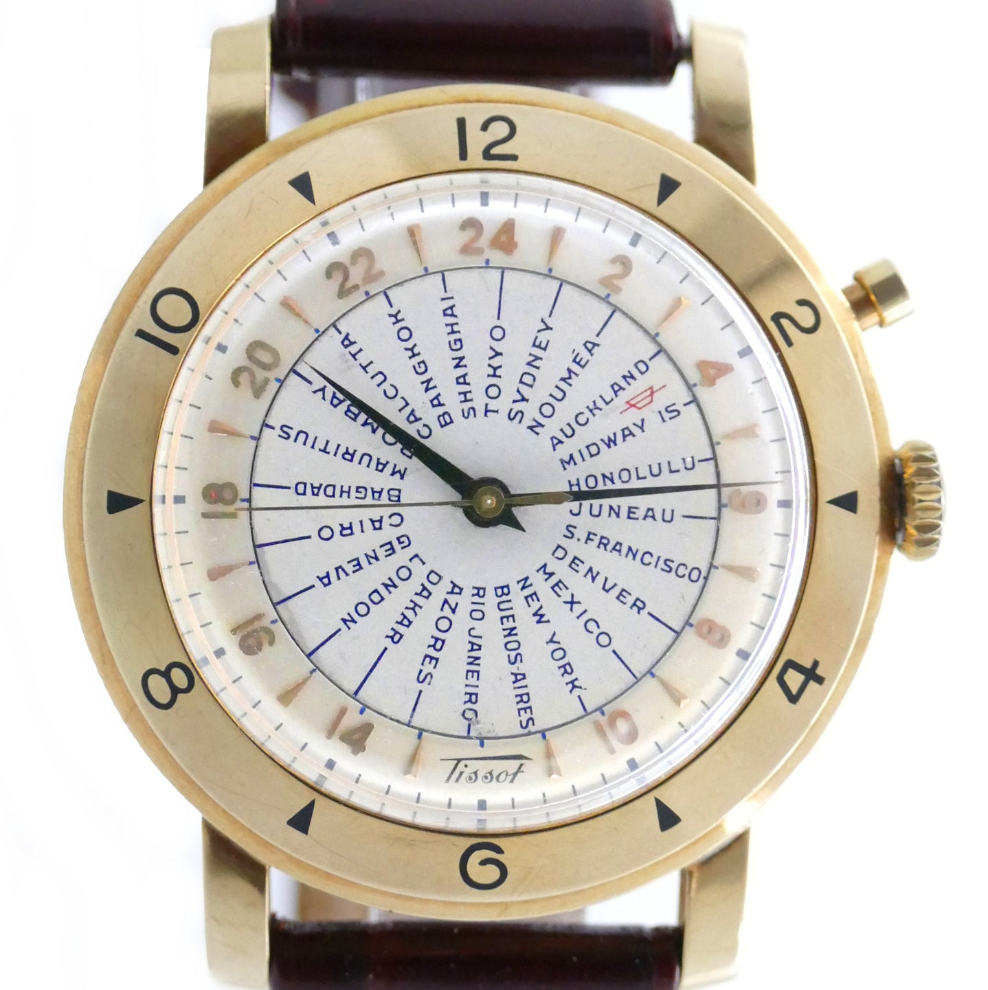 Tissot Navigator 14K World Time Automatic Watch Ref. 4001 – Timeplex
