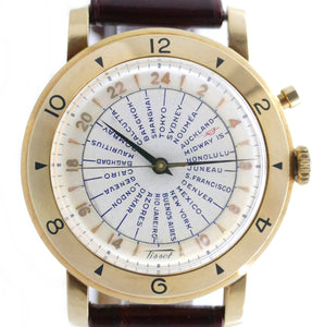 Tissot Navigator 14k World Time Watch