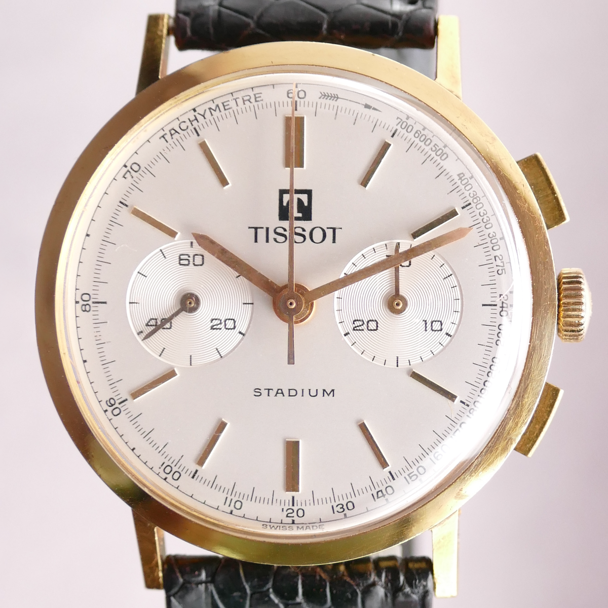 Tissot Stadium 18K Vintage Chronograph Watch – Timeplex