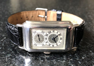 Gruen Doctor's Dial Roman Numeral Vintage Tank Watch