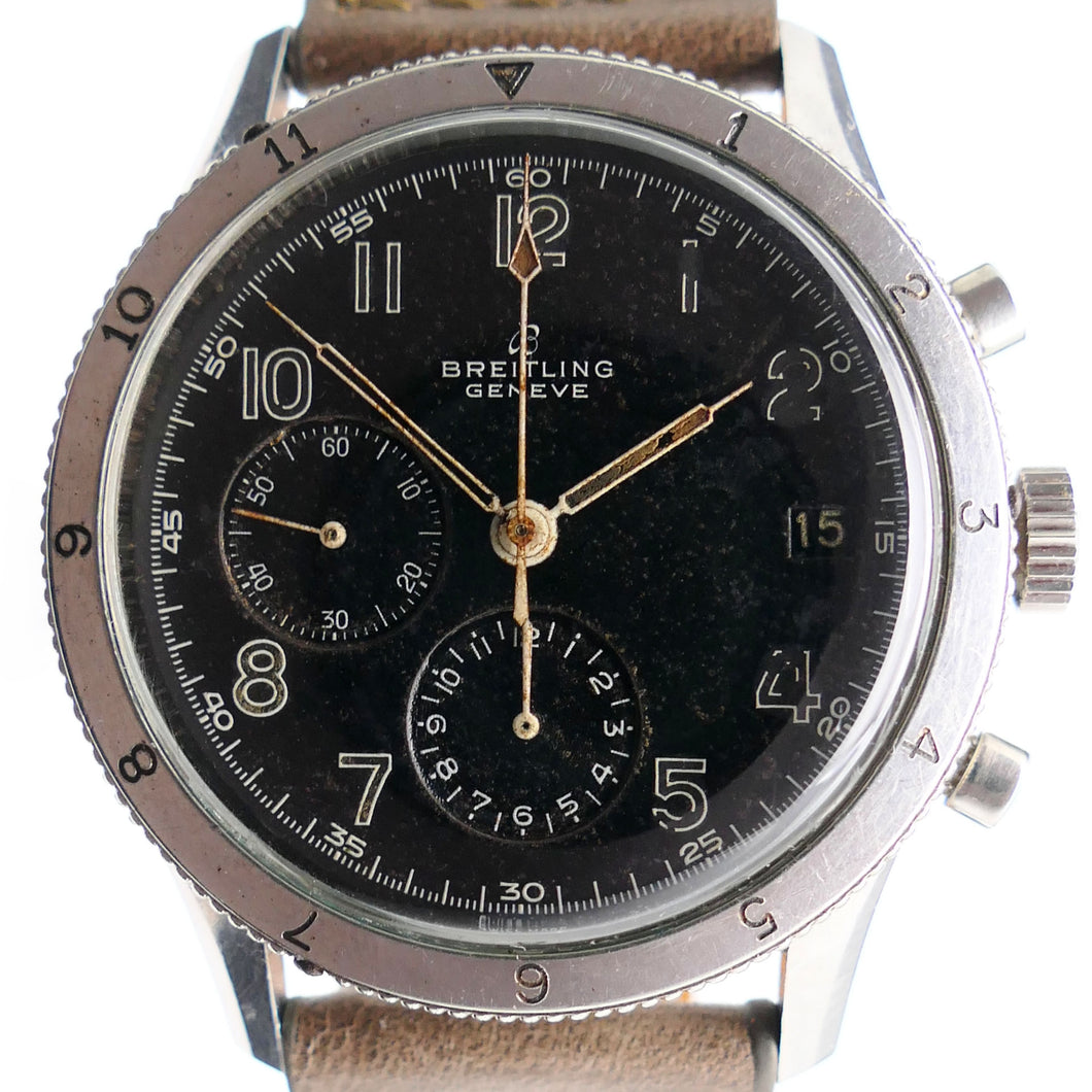 1953 Breitling 765 AVI Co-Pilot Digital Vintage Chronograph Watch