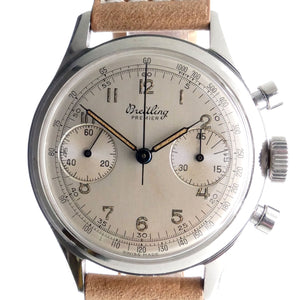 Breitling Premier 790 Stainless Steel Vintage Chronograph Watch