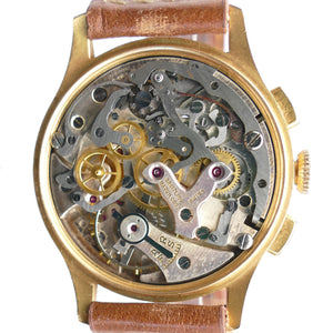 Venus 175 Breitling Chronomat 769 Solid 18K Gold Mint NOS Condition