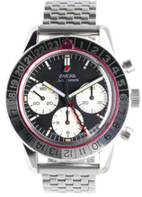 Load image into Gallery viewer, Enicar Jet Graph LNIB 1969 GMT Chronograph MK III