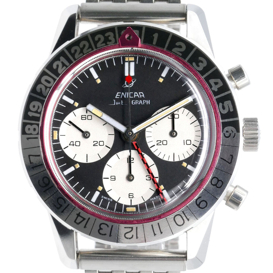 Enicar Jet Graph 1969 GMT Chronograph MK III