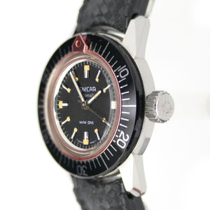 Enicar Mini-Dive Crown Sherpa 300 Vintage Automatic Dive Watch with Tropic Strap