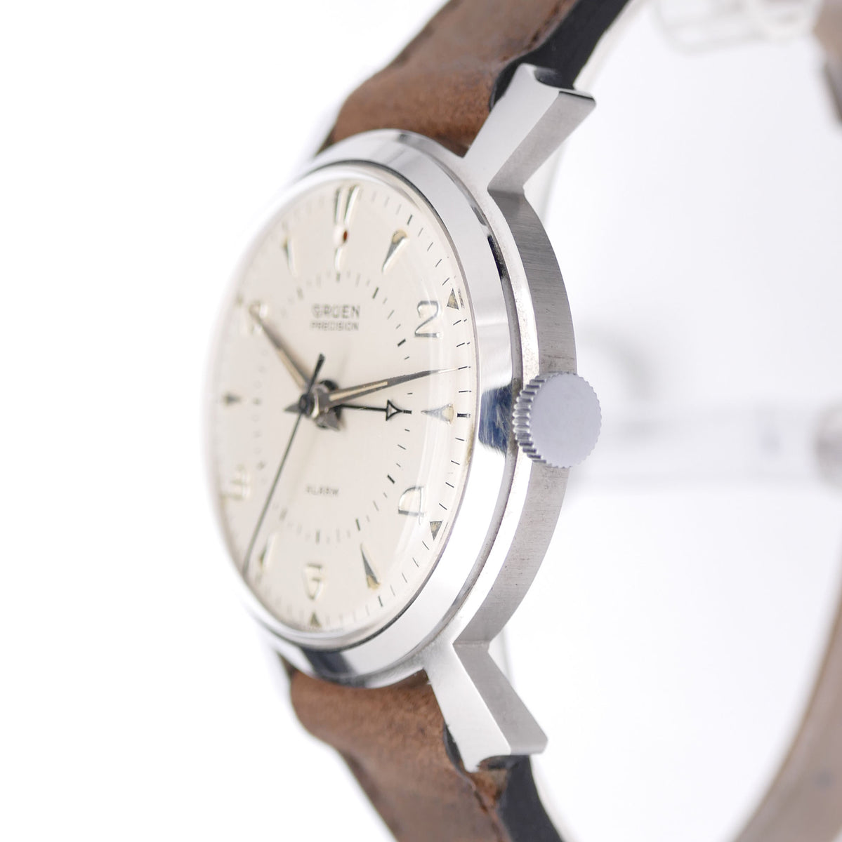 Gruen Precision 35mm Alarm Watch 910 SS – Timeplex
