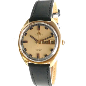 Movado Kingmatic HS 360 Sub Sea 14K Solid Gold Vintage Watch