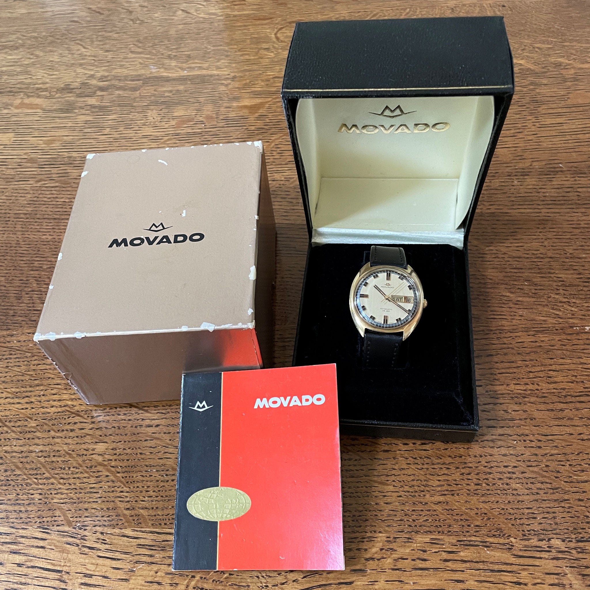 Movado online watch box