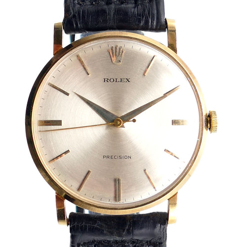 Rolex Reference 9659 Solid 18K Gold Men's Dress Watch