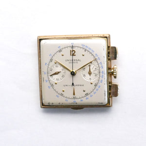 Universal Geneve 18K Ref. 12105 Square Uni-Compax Chronograph