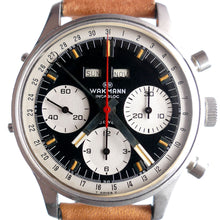 Load image into Gallery viewer, Wakmann 71.1309.70 Reverse Panda Dial Chronograph