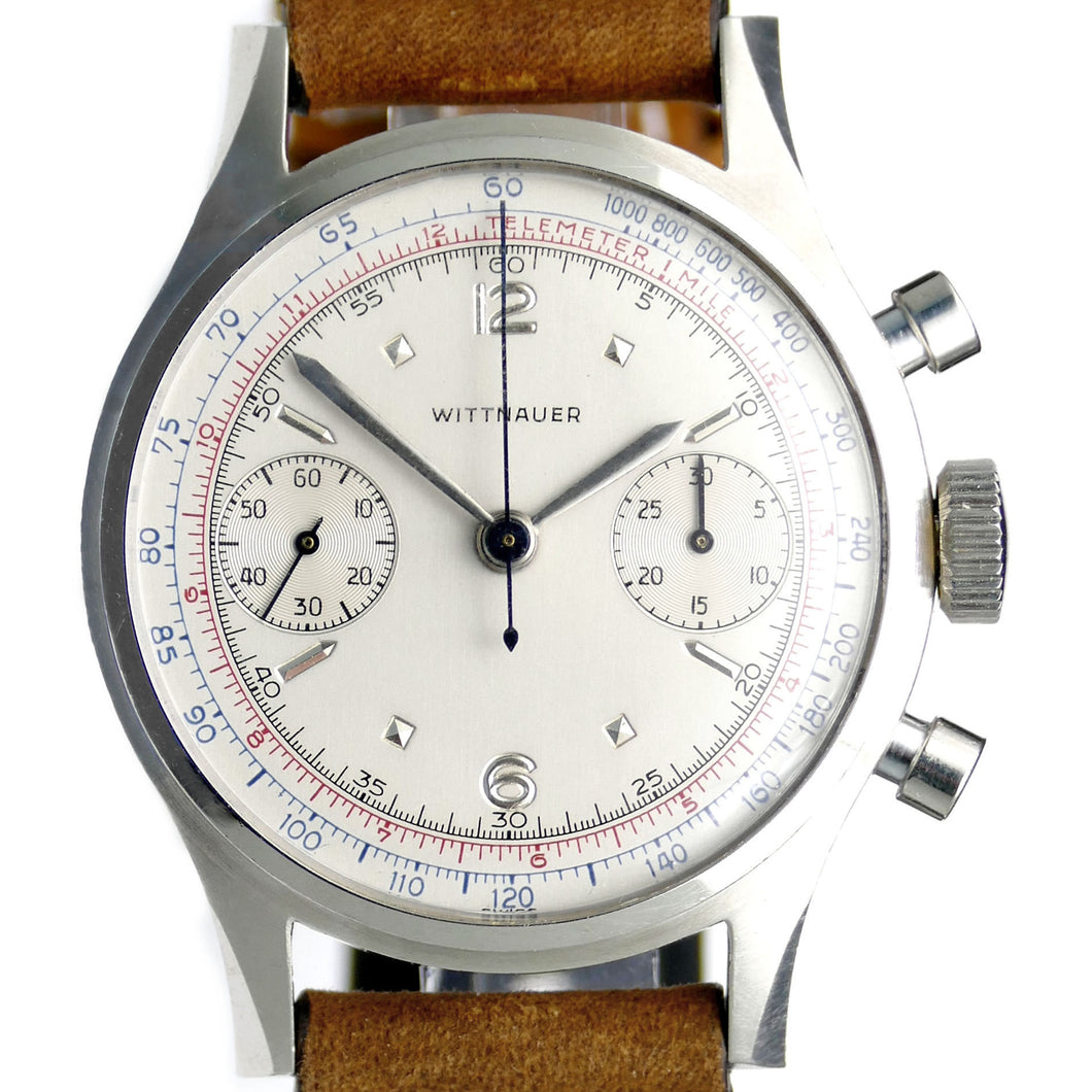 Wittnauer Stainless Steel Vintage Chronograph Ref 3256