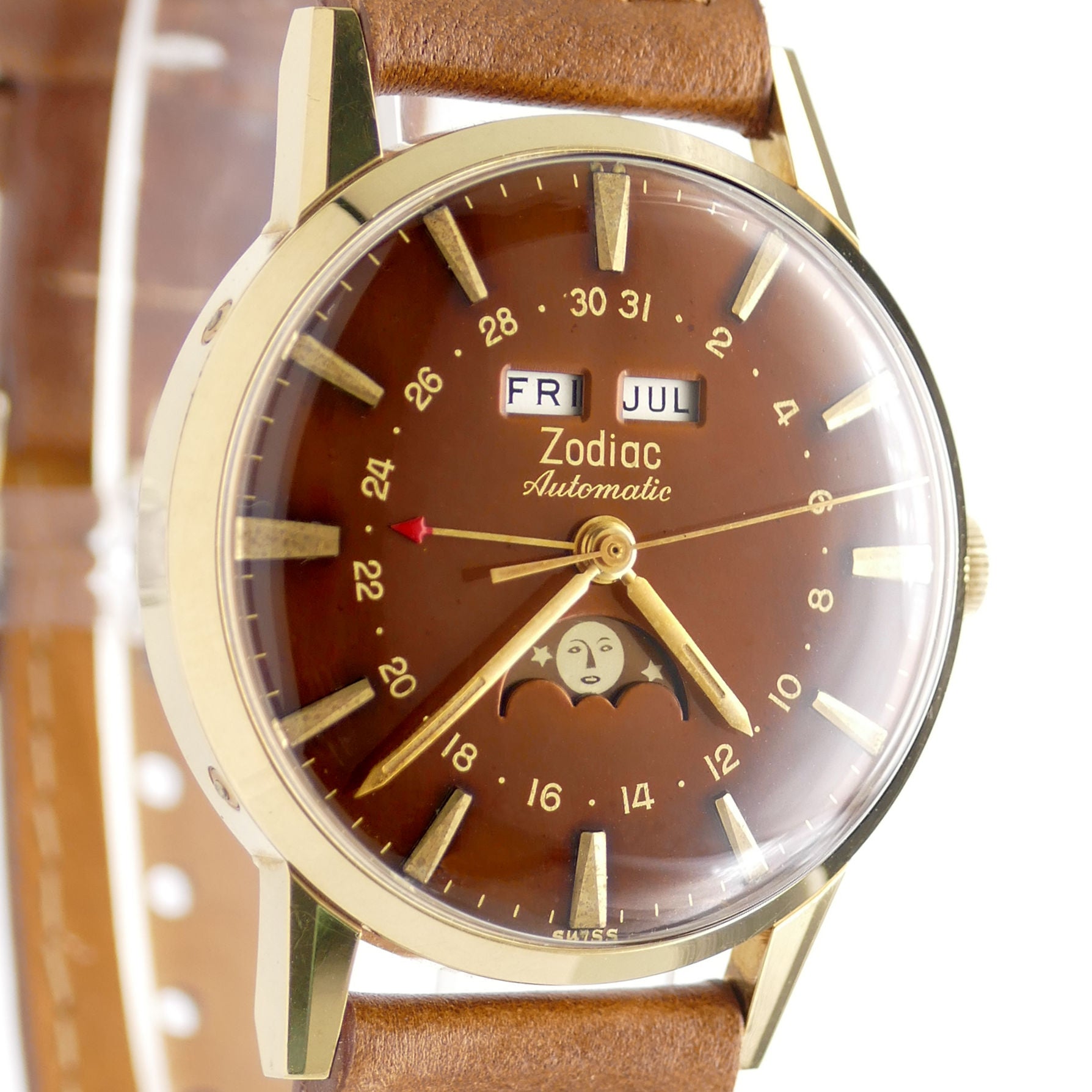 Zodiac moonphase watch hot sale